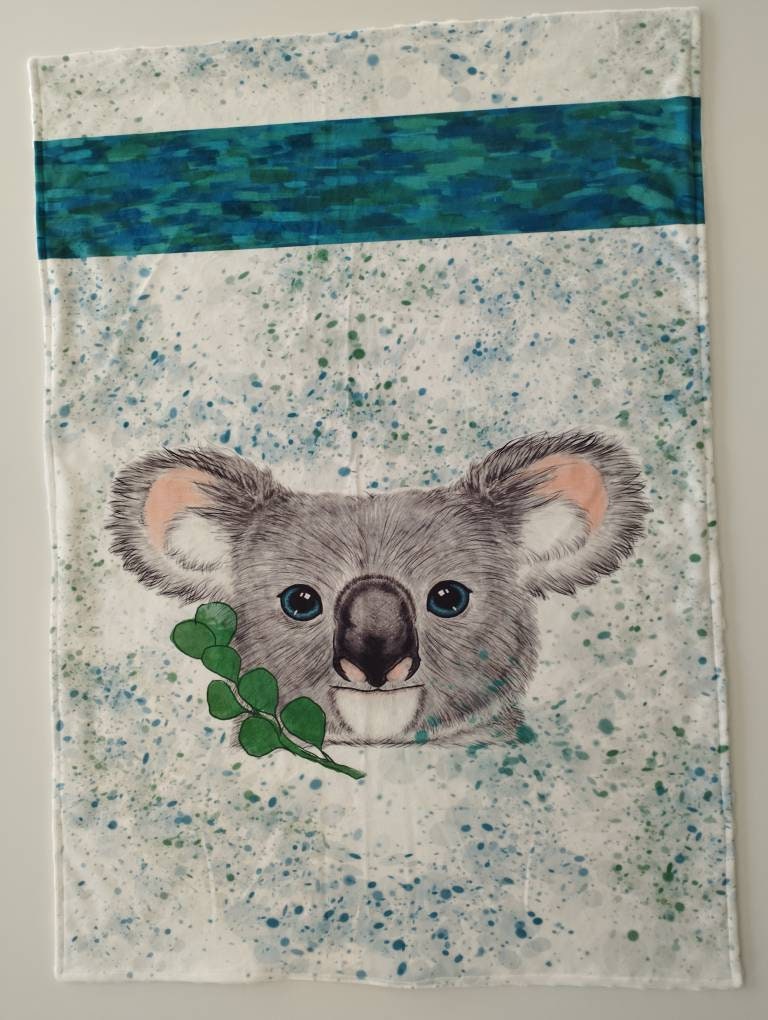 Couverture / plaid bébé collection Koala Eucalyptus