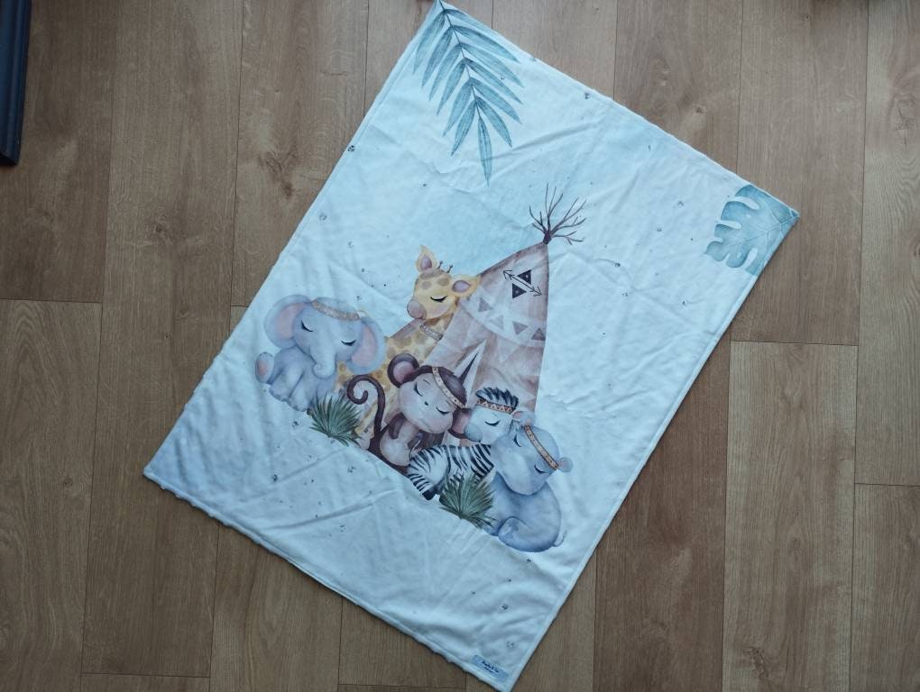 Couverture collection "Un indien dans la savane" motif feuille