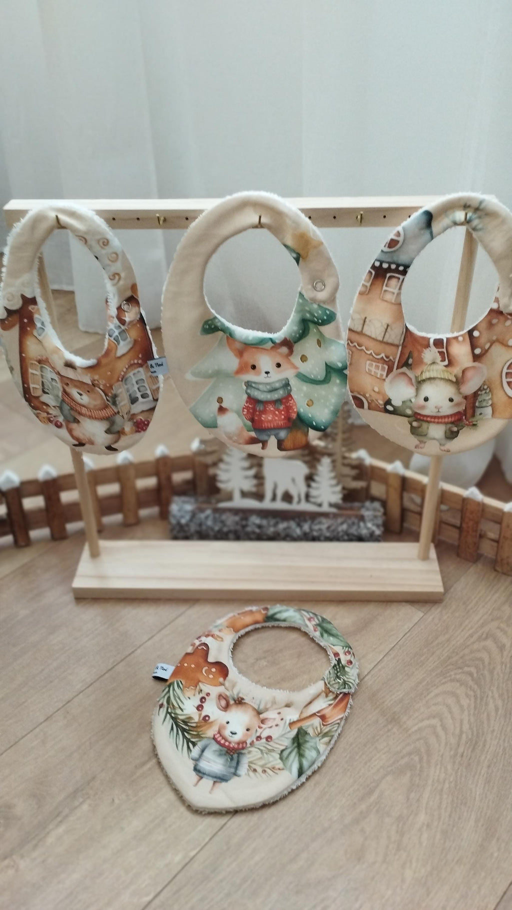 Lot Bavoirs thématiques Noël