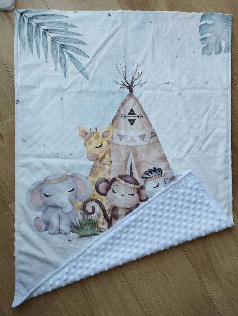 Couverture collection "Un indien dans la savane" motif feuille