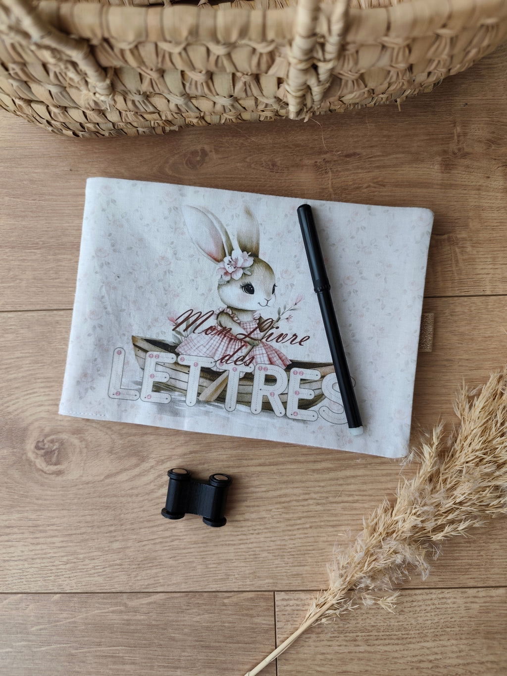 🐰 Livre des lettres lavable – Léontine la lapine