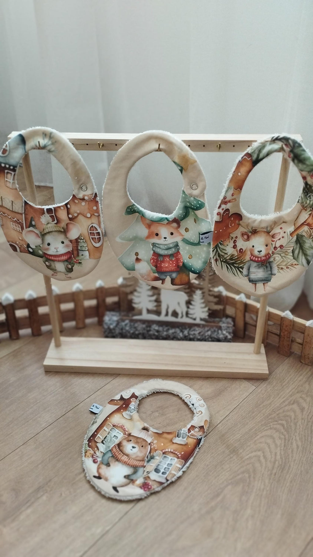 Lot Bavoirs thématiques Noël