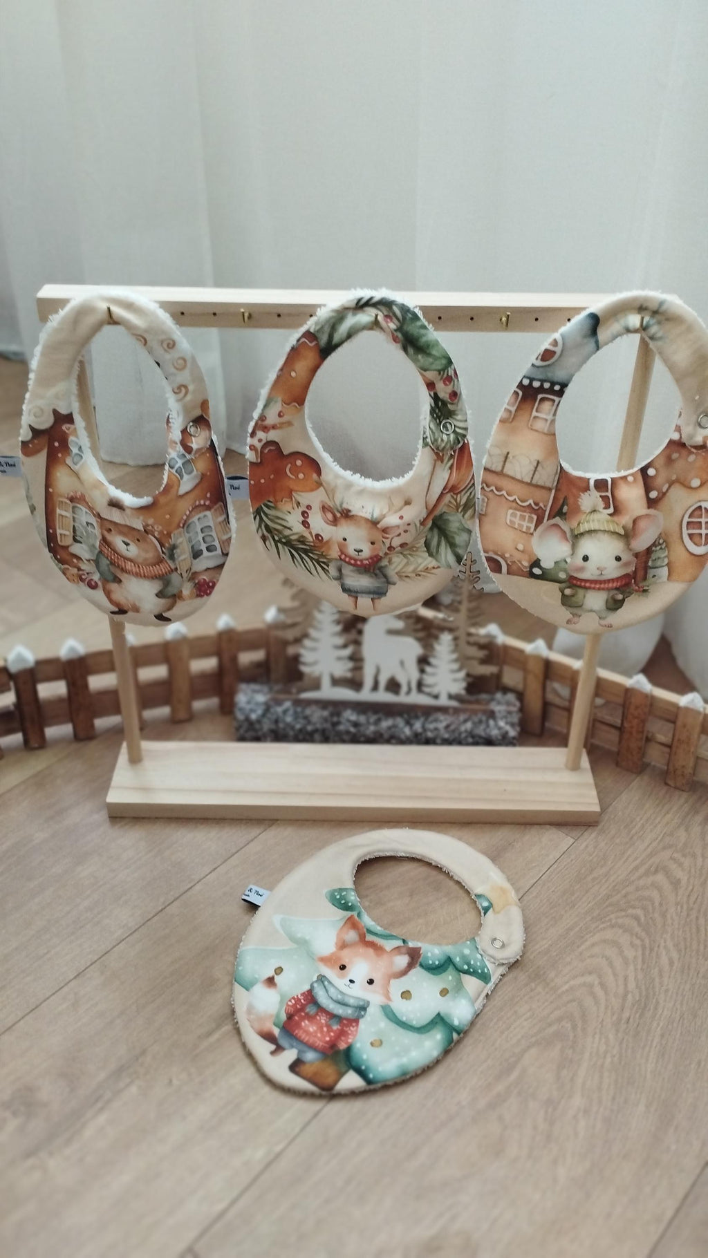 Lot Bavoirs thématiques Noël