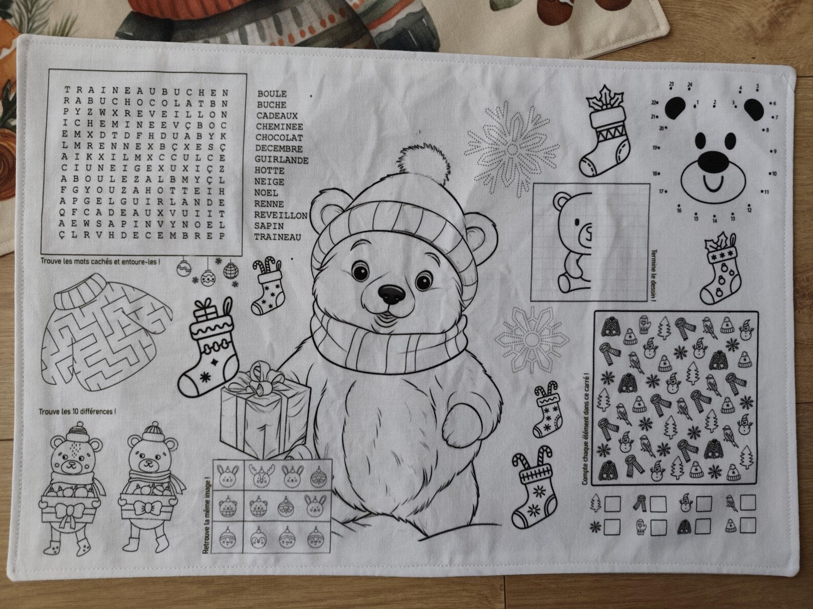 Set de table "Ourson"