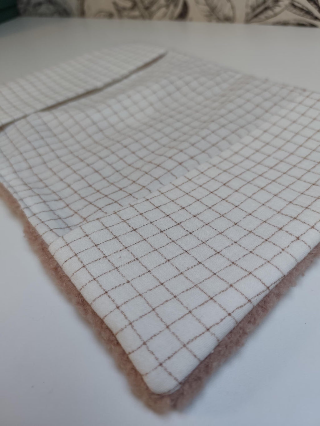 🐰 Protège carnet de santé fait main – Collection Léontine la Lapine | Blanche & Noé